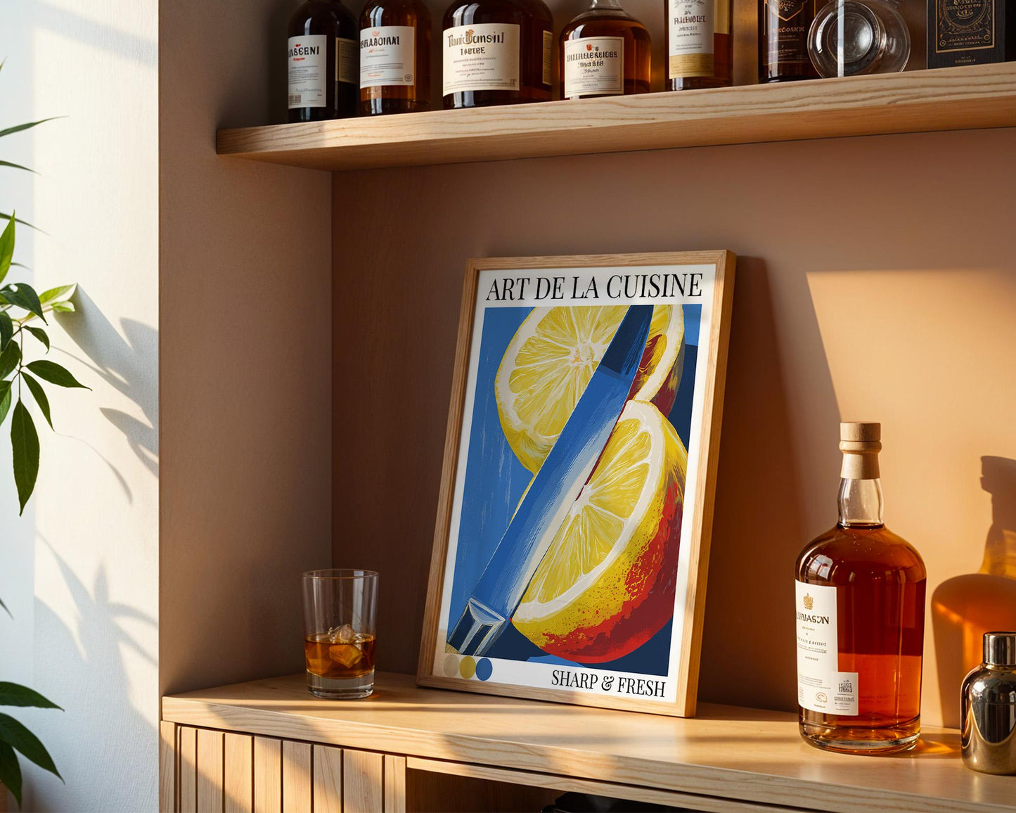 Kitchen Wall Art | Lemon Art Print