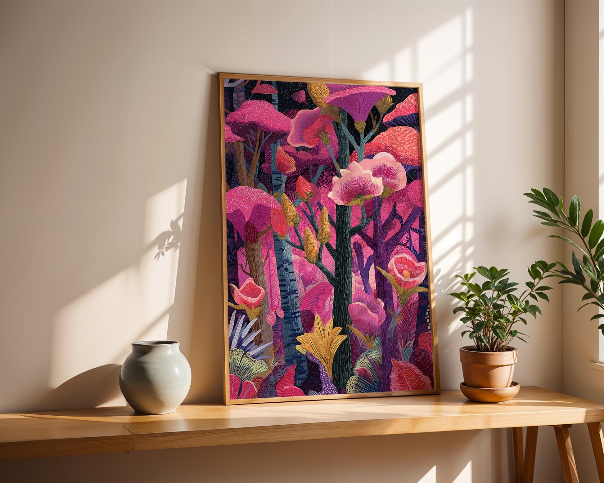 Dopamine Decor | Abstract Tropical Botanical Print