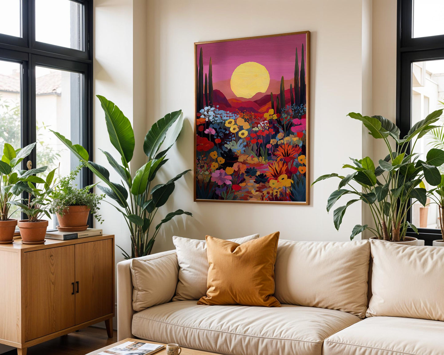 Dopamine Decor | Abstract Floral Print