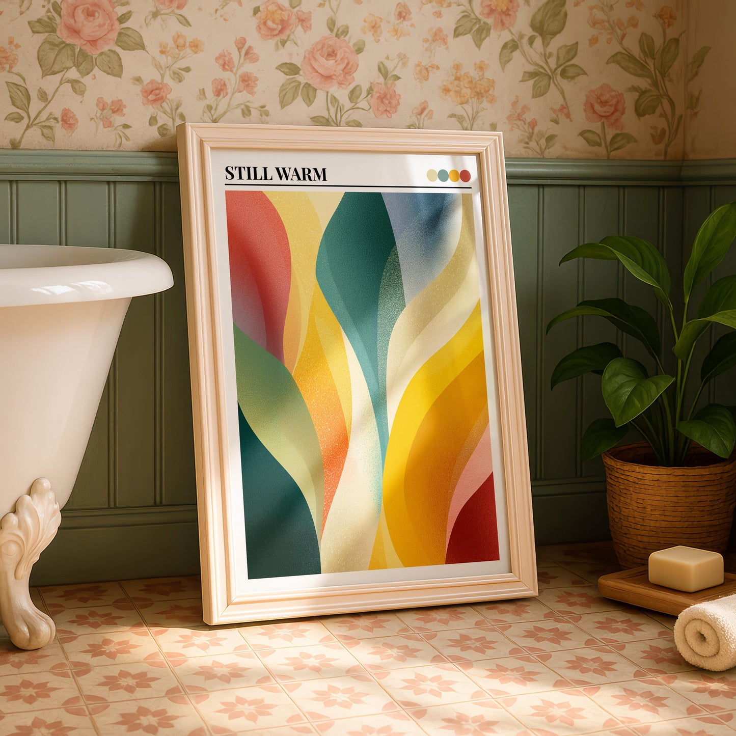 Bathroom Wall Art | Maximalist Wall Art Print