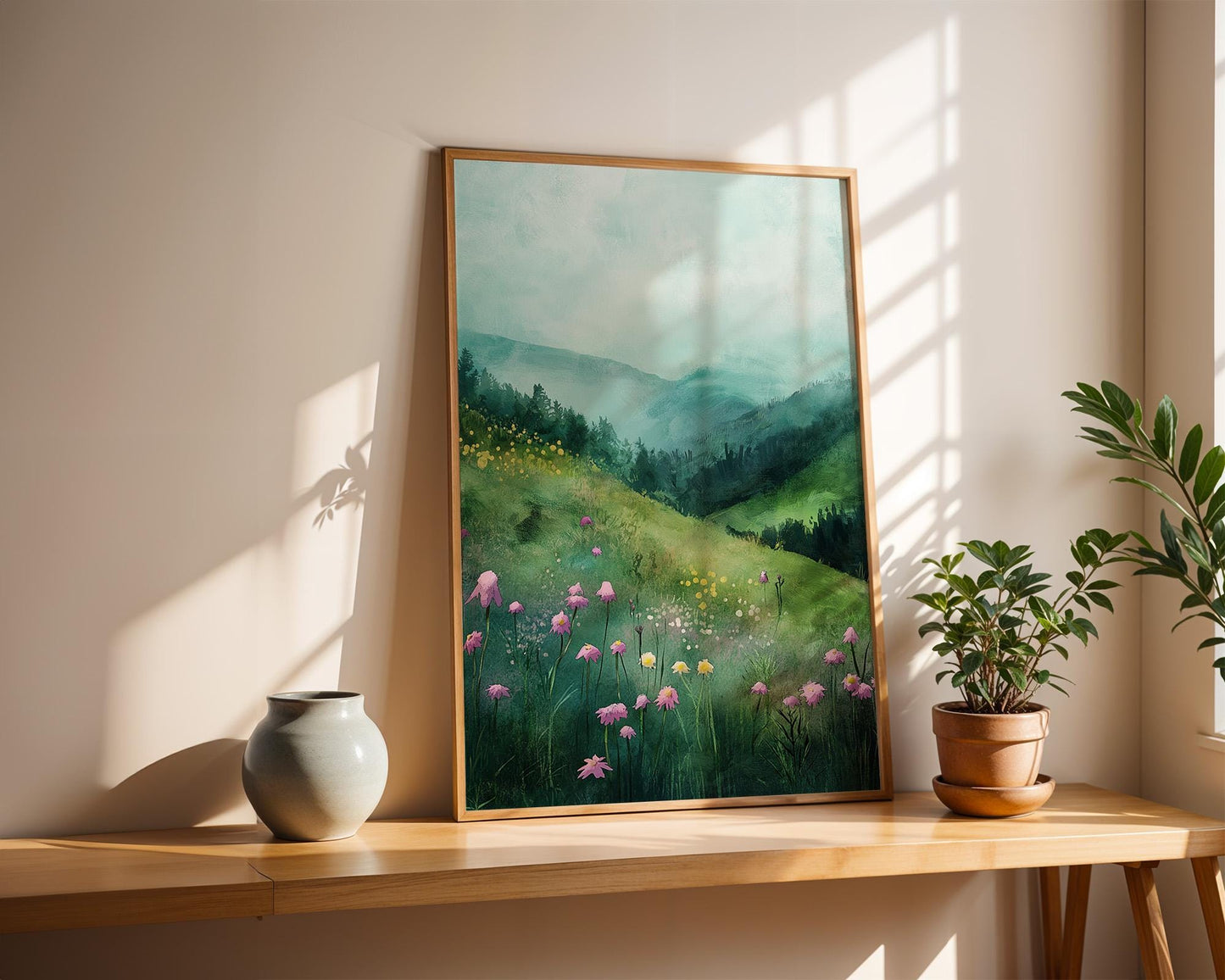 Flower Wall Decor | Premium Decorative Wall Print for Modern Interior Decor