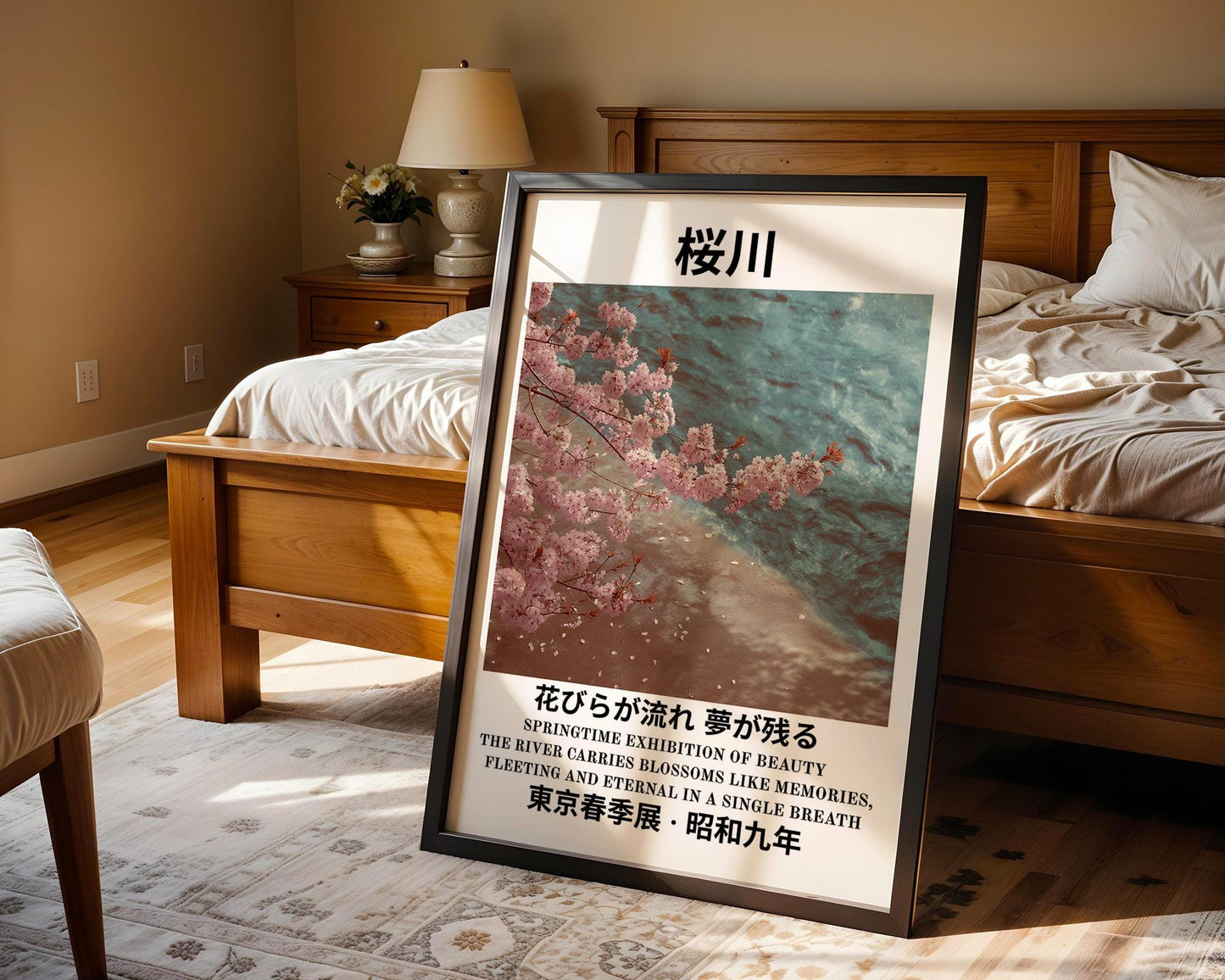 Japanese Wall Art | Japanese Cherry Blossom Print