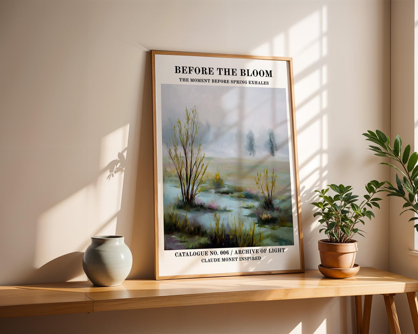 Gallery Wall Art | Claude Monet Inspired Poster