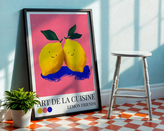 Kitchen Wall Art | Lemon Wall Art