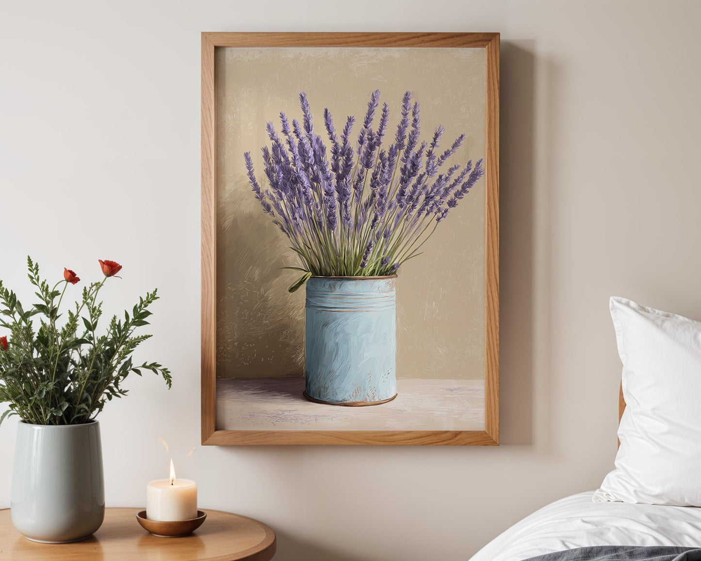 Flower Wall Decor | Lavender Flower Poster
