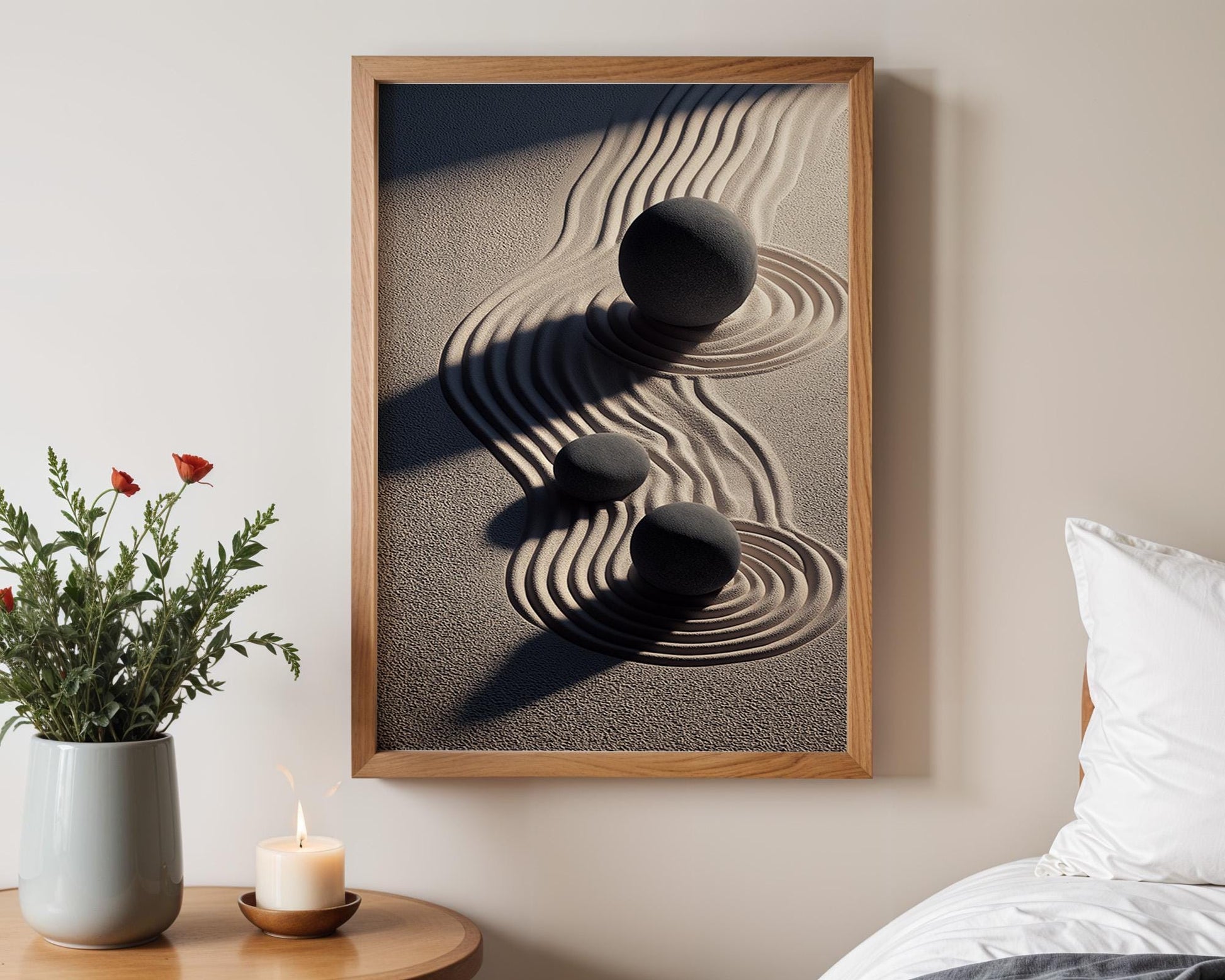 Japanese Wall Art Print | Retro Japanese Art Zen Decor