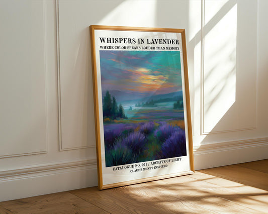 Gallery Wall Art | Claude Monet Inspired Poster