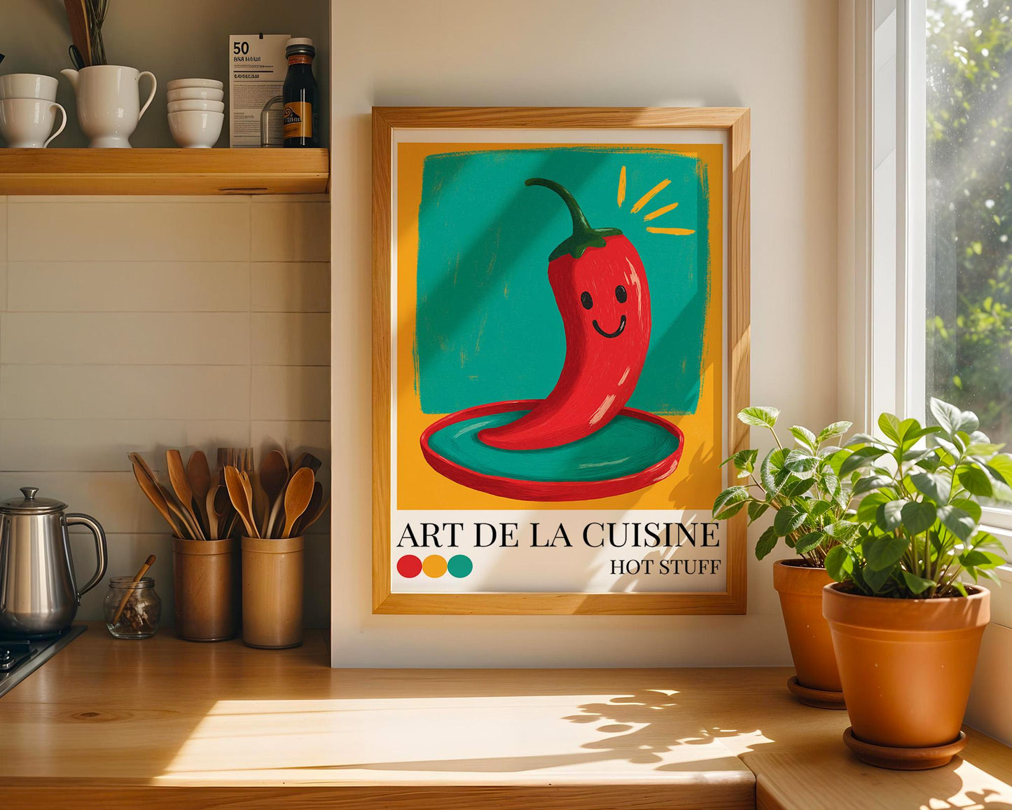 Kitchen Wall Art | Chili Dopamine Wall Art