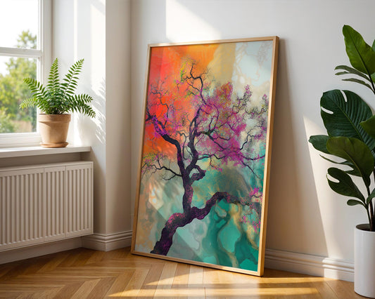 Gallery Wall Art | Abstract Tree Poster
