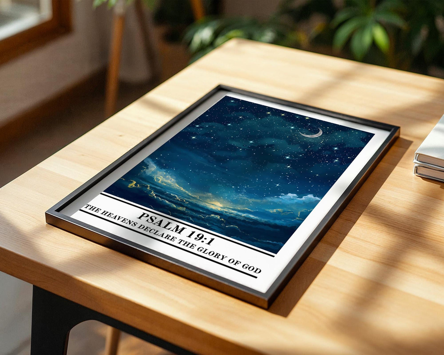 Christian Wall Art | Psalm 19:1 Art Print