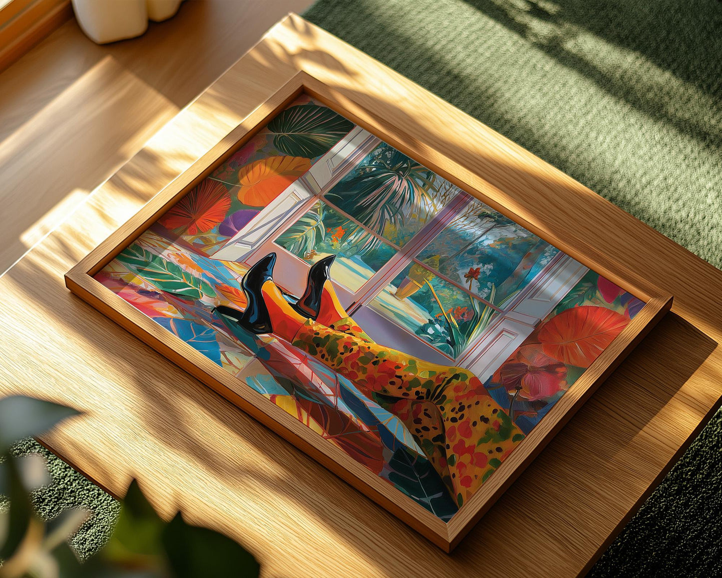 Dopamine Decor | Abstract Colorful Garden View