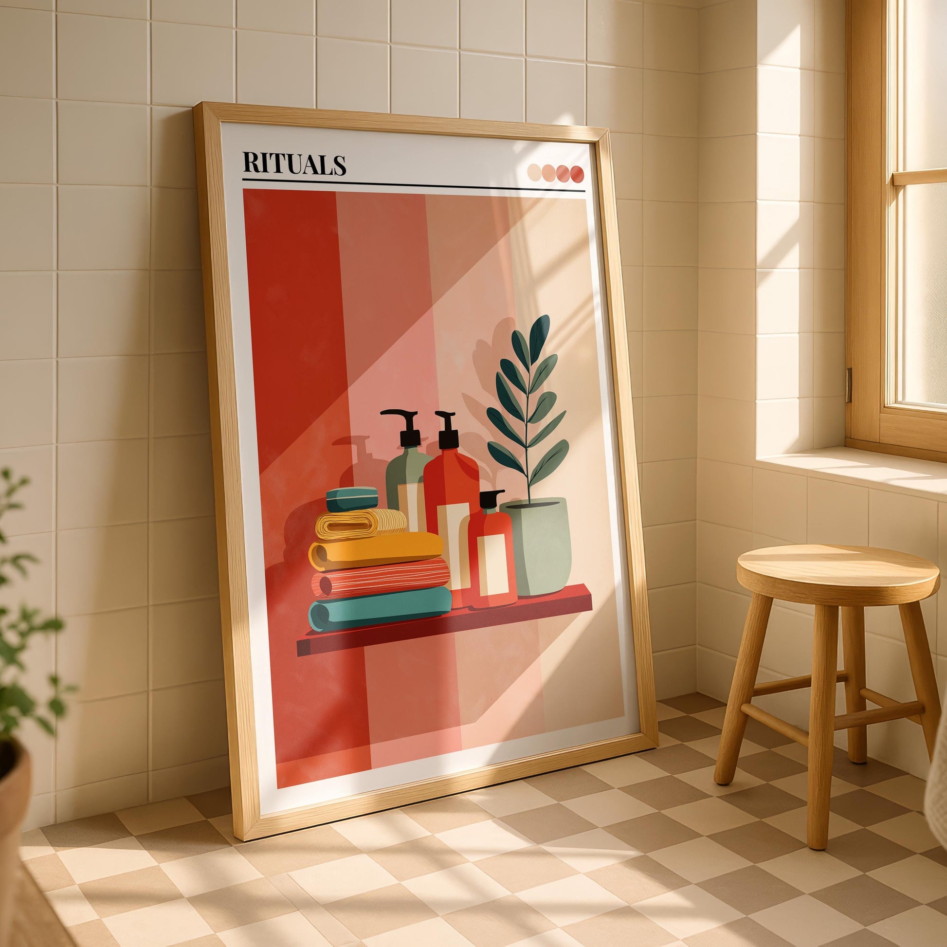 Bathroom Wall Art | Bold Maximalist Print