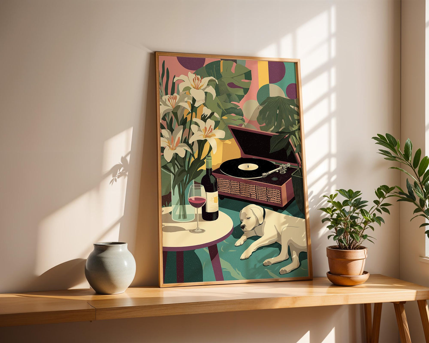 Dopamine Decor | Retro Abstract Floral