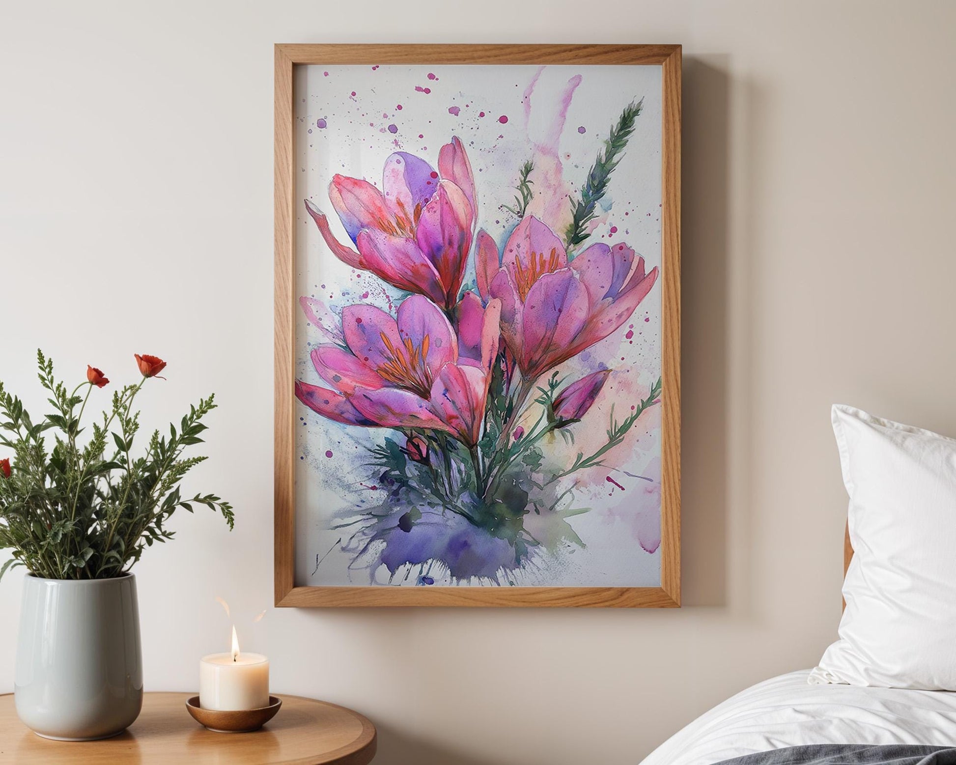Flower Wall Decor | Pink Floral Decor