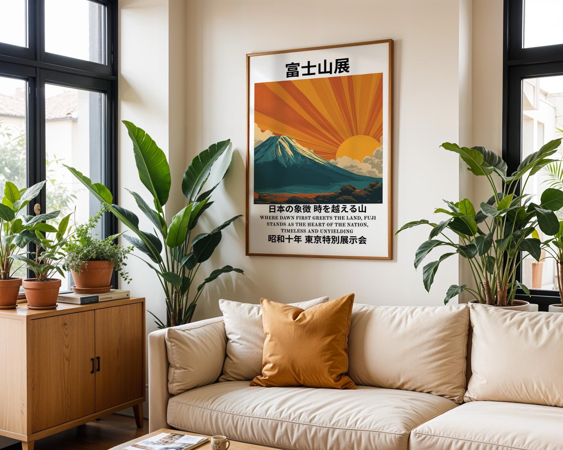 Japanese Wall Art | Mount Fuji Sunrise Print