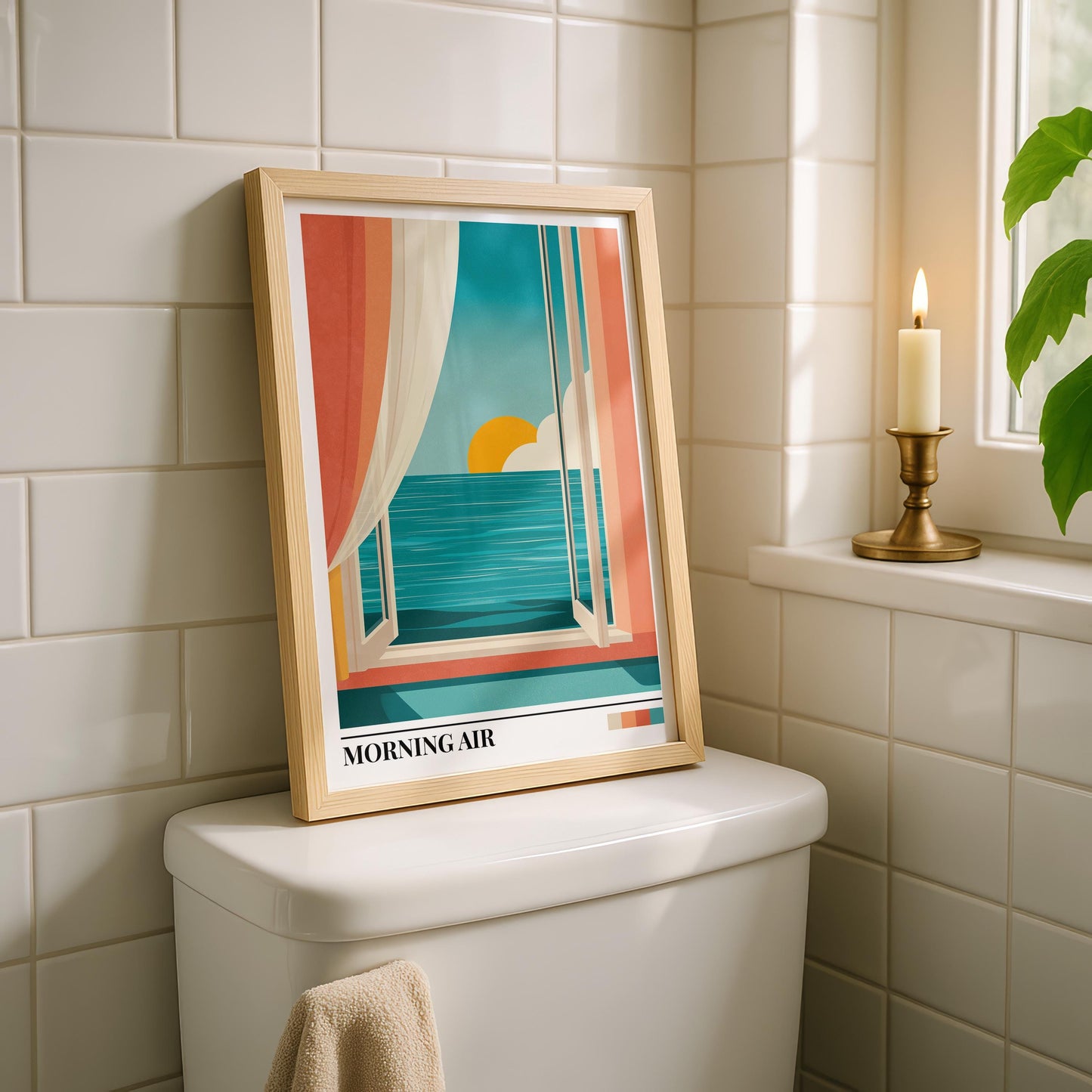 Bathroom Wall Art | Beach Print