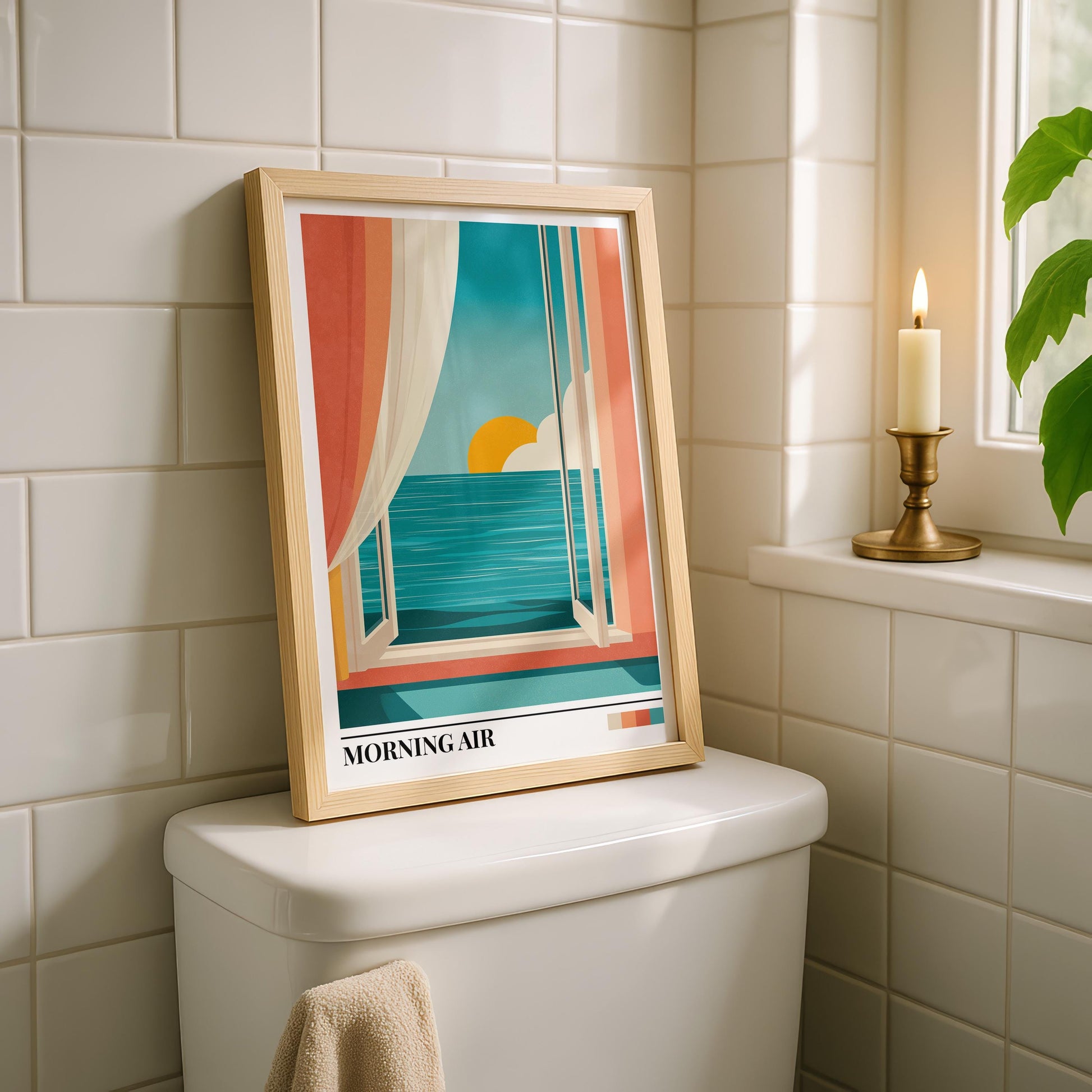 Bathroom Wall Art | Beach Print