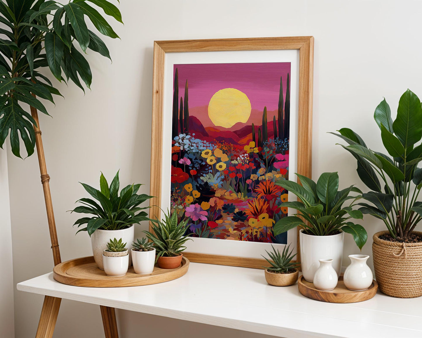 Dopamine Decor | Abstract Floral Print