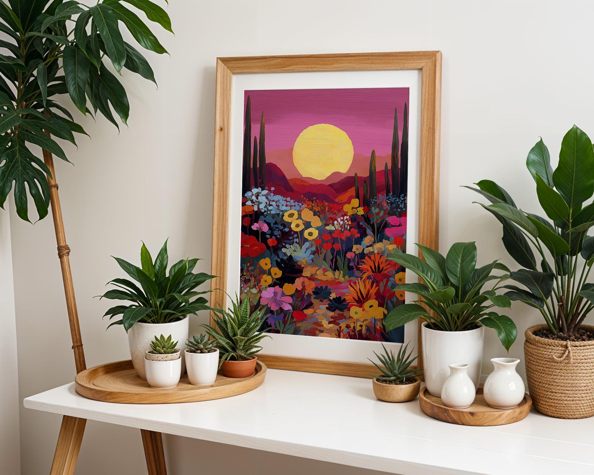 Dopamine Decor | Abstract Floral Print