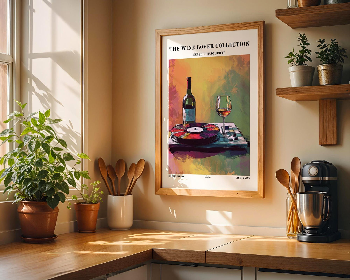 Kitchen Wall Art | Modern Vinyl Record Poster