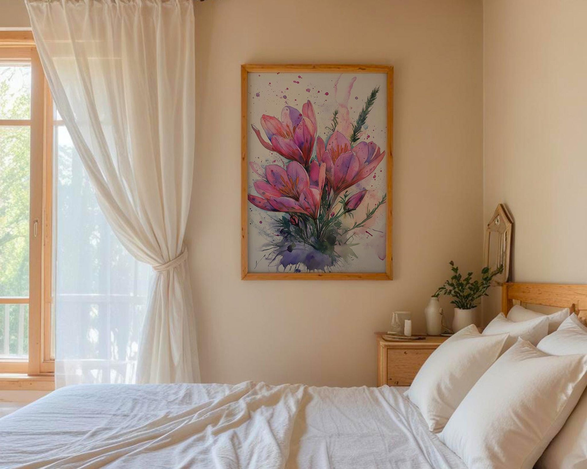 Flower Wall Decor | Pink Floral Decor
