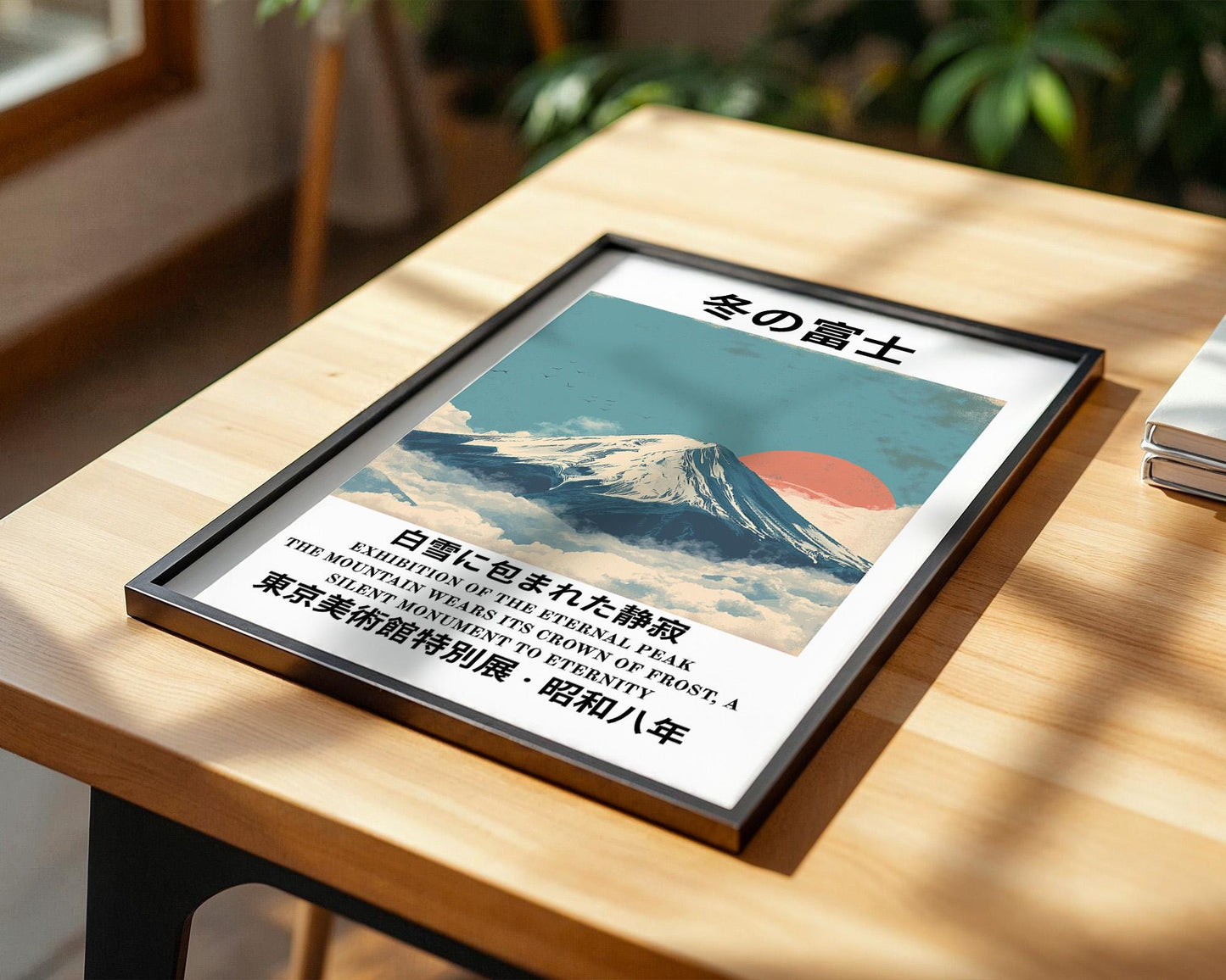 Japanese Wall Art | Mount Fuji Winter Poster