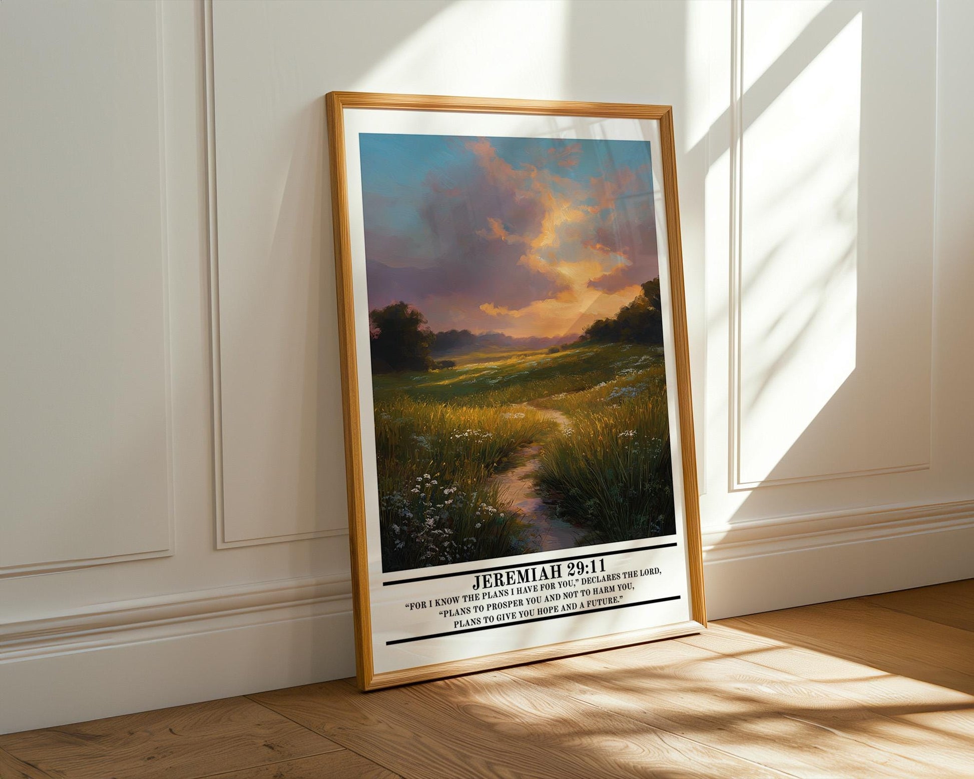Christian Wall Art | Jeremiah 29:11 Print