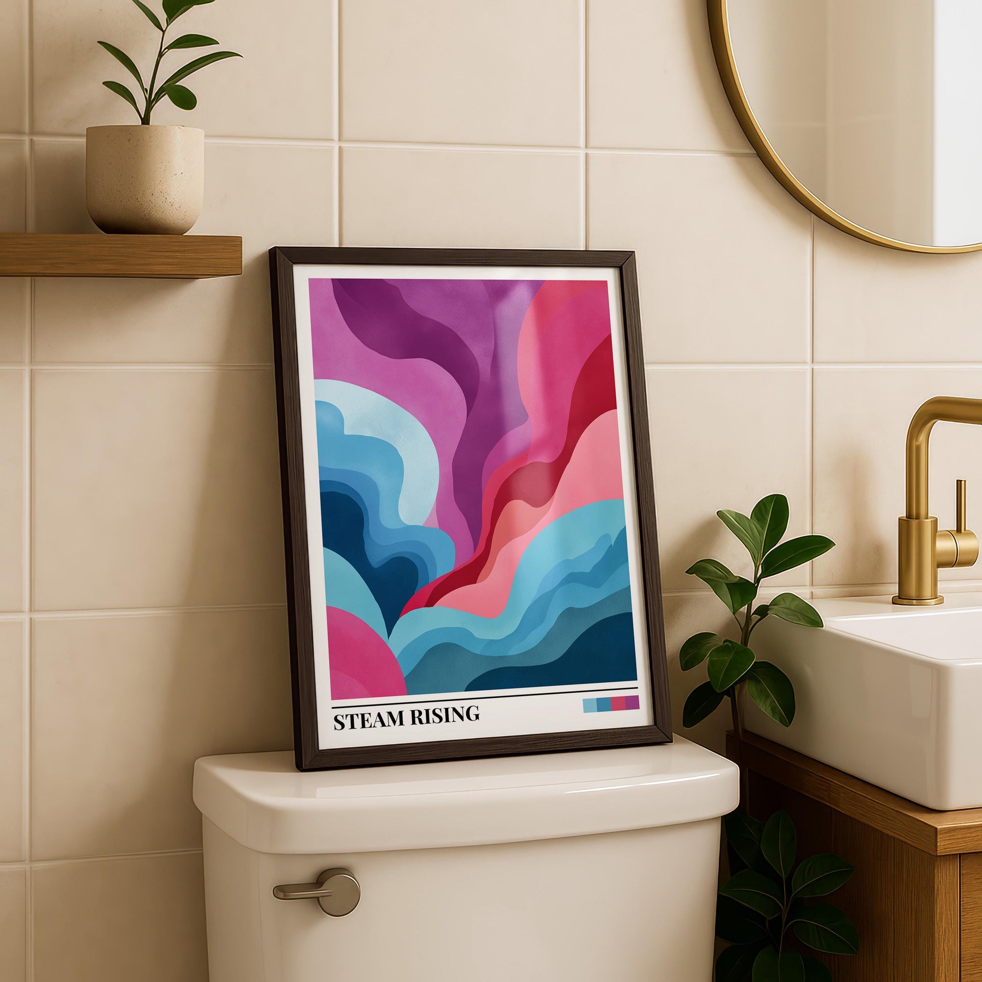 Bathroom Wall Art | Modern Bathroom Wall Art