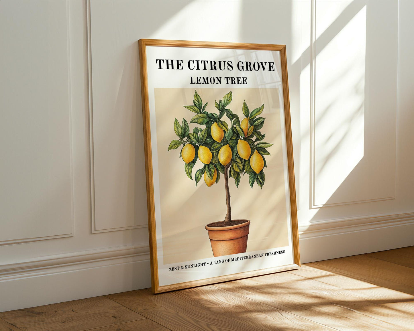 Kitchen Wall Art | Lemon Tree Mediterranean Wall Art
