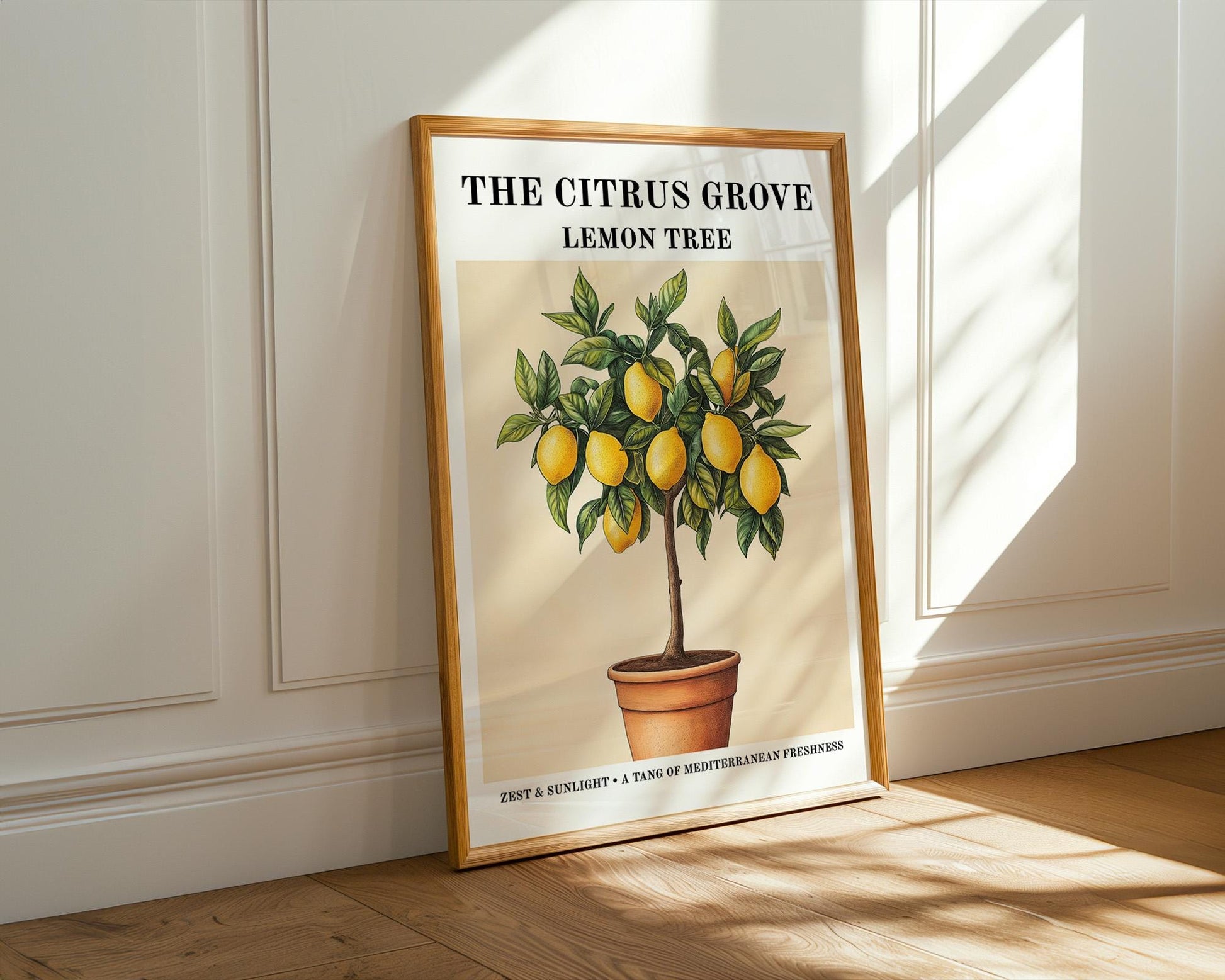 Kitchen Wall Art | Lemon Tree Mediterranean Wall Art