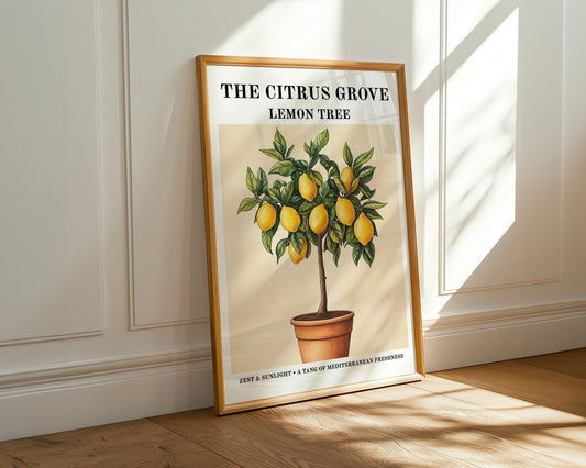 Kitchen Wall Art | Lemon Tree Mediterranean Wall Art