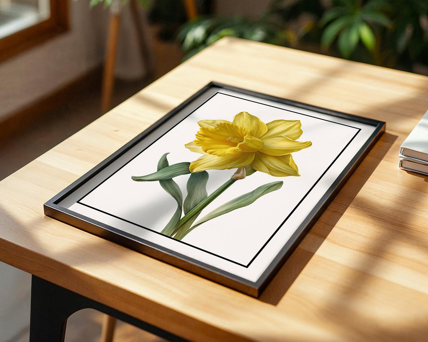 Flower Wall Decor | Yellow Floral Print