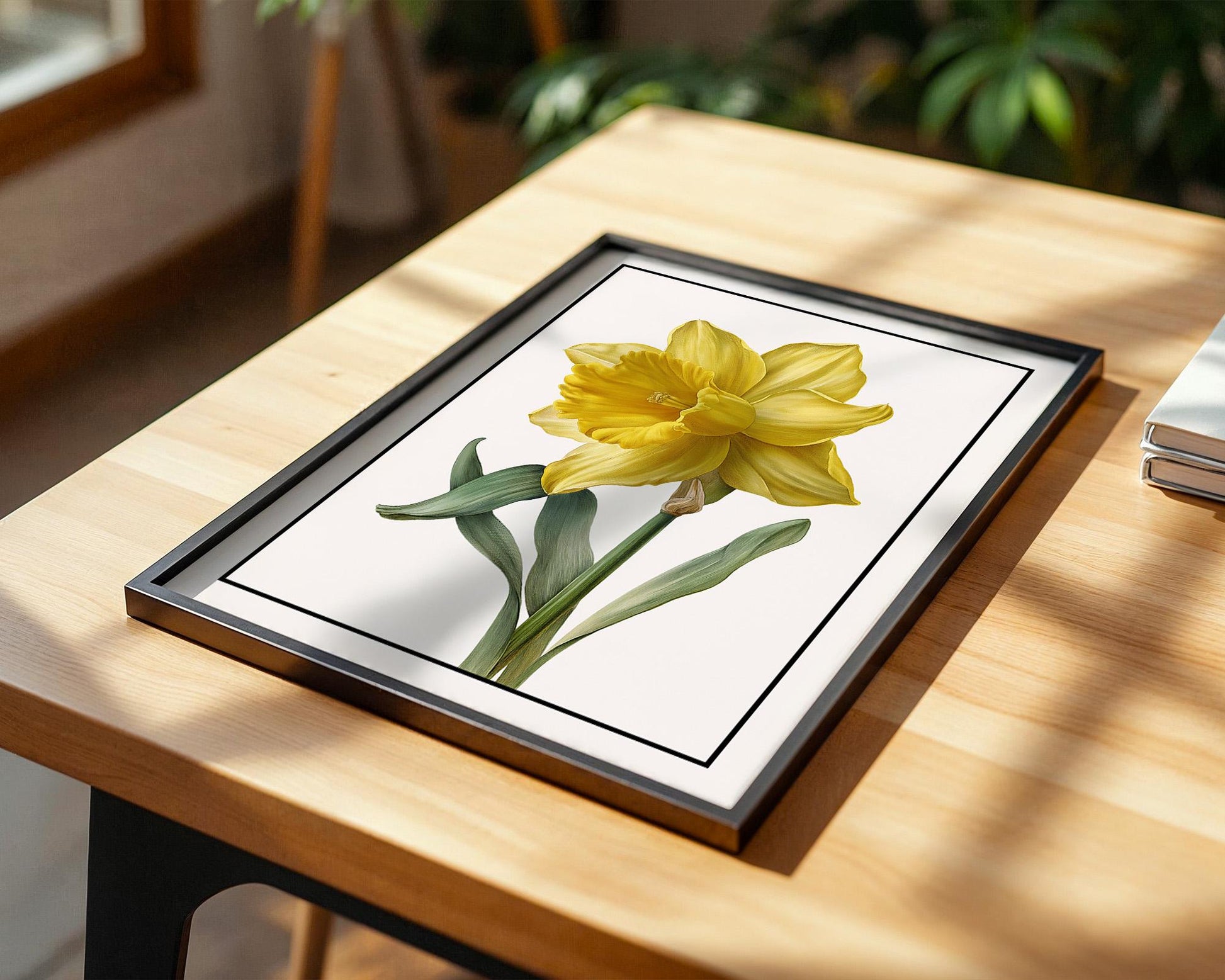 Flower Wall Decor | Yellow Floral Print