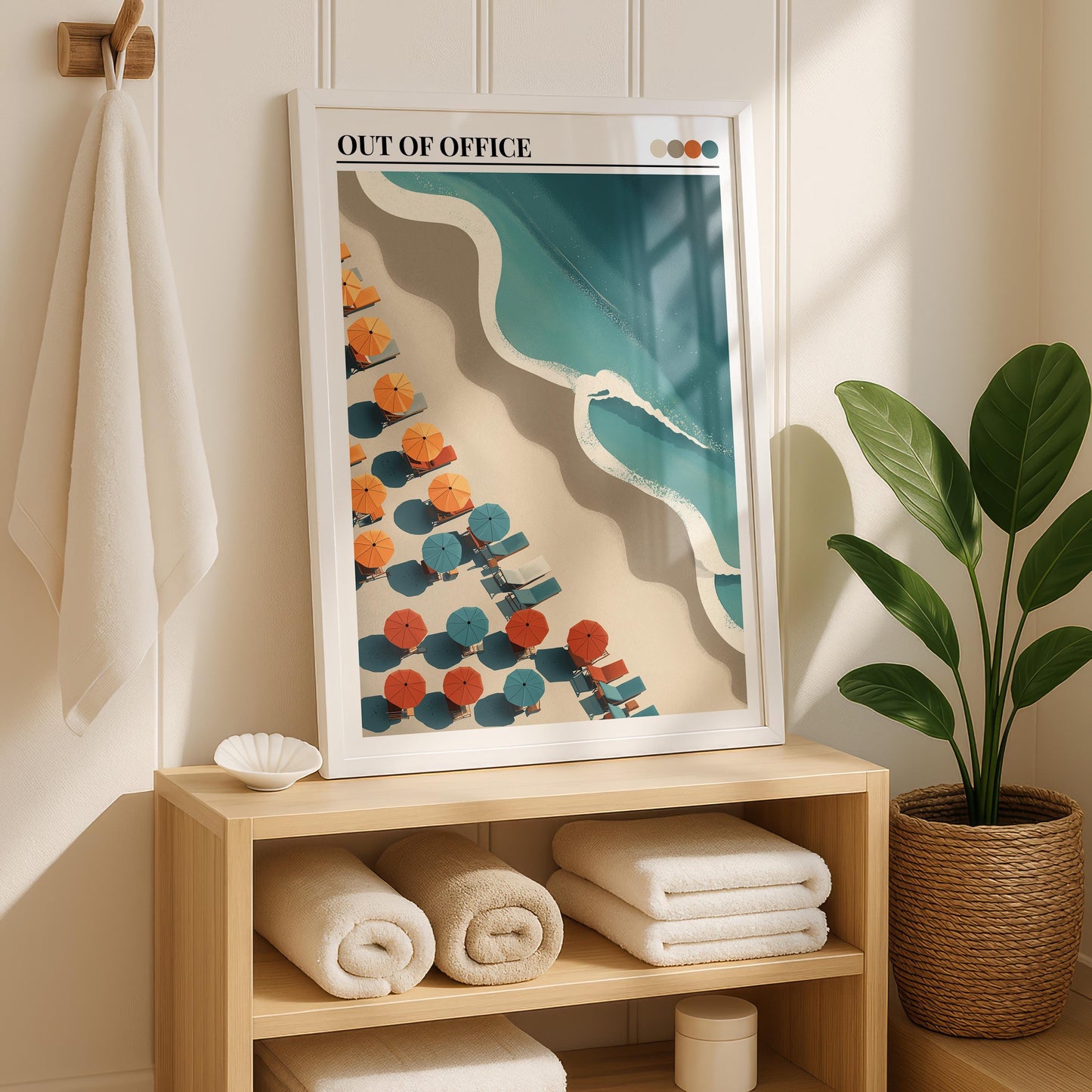 Bathroom Wall Art | Beach Wall Decor