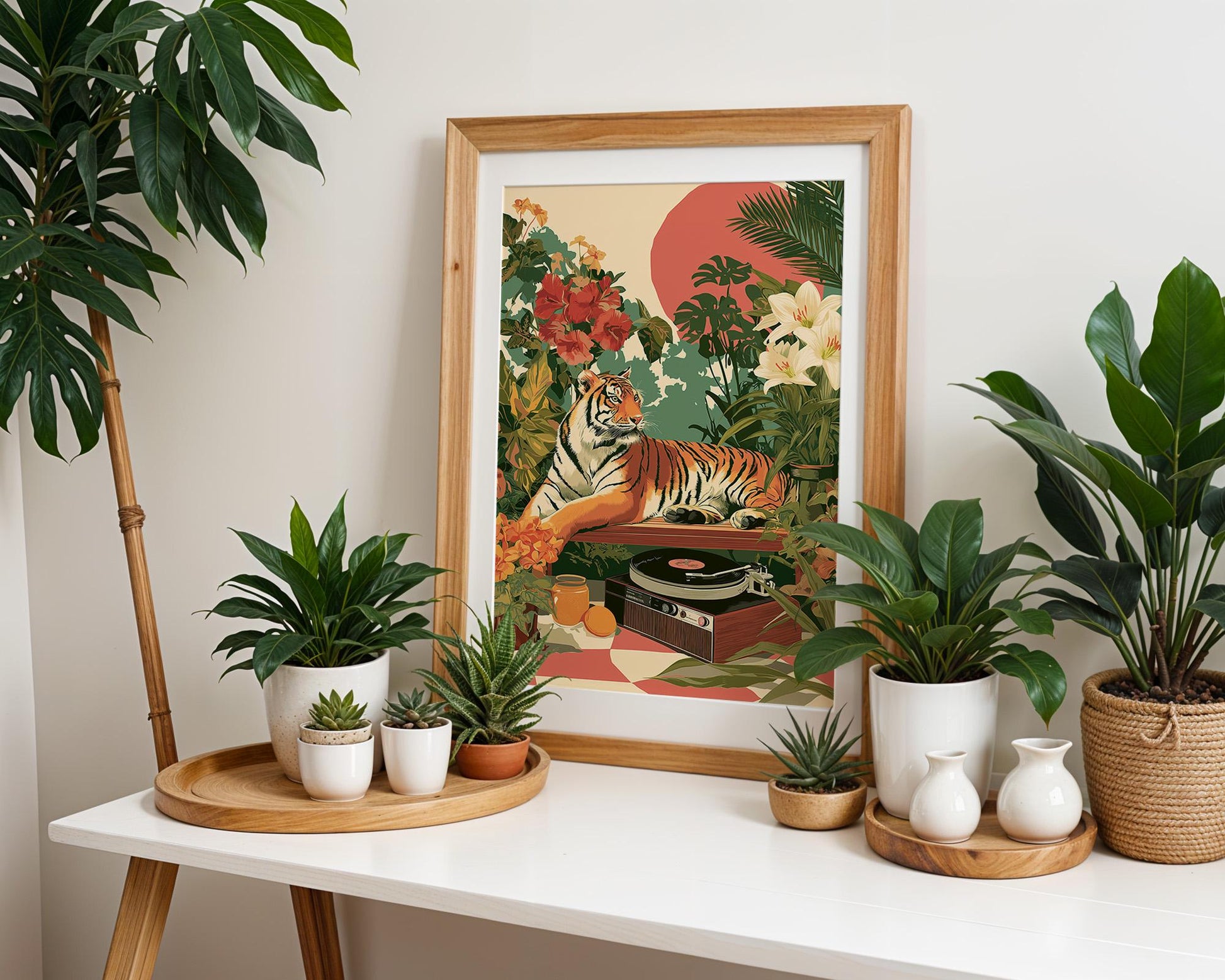 Dopamine Decor | Quirky Animal Tiger Print