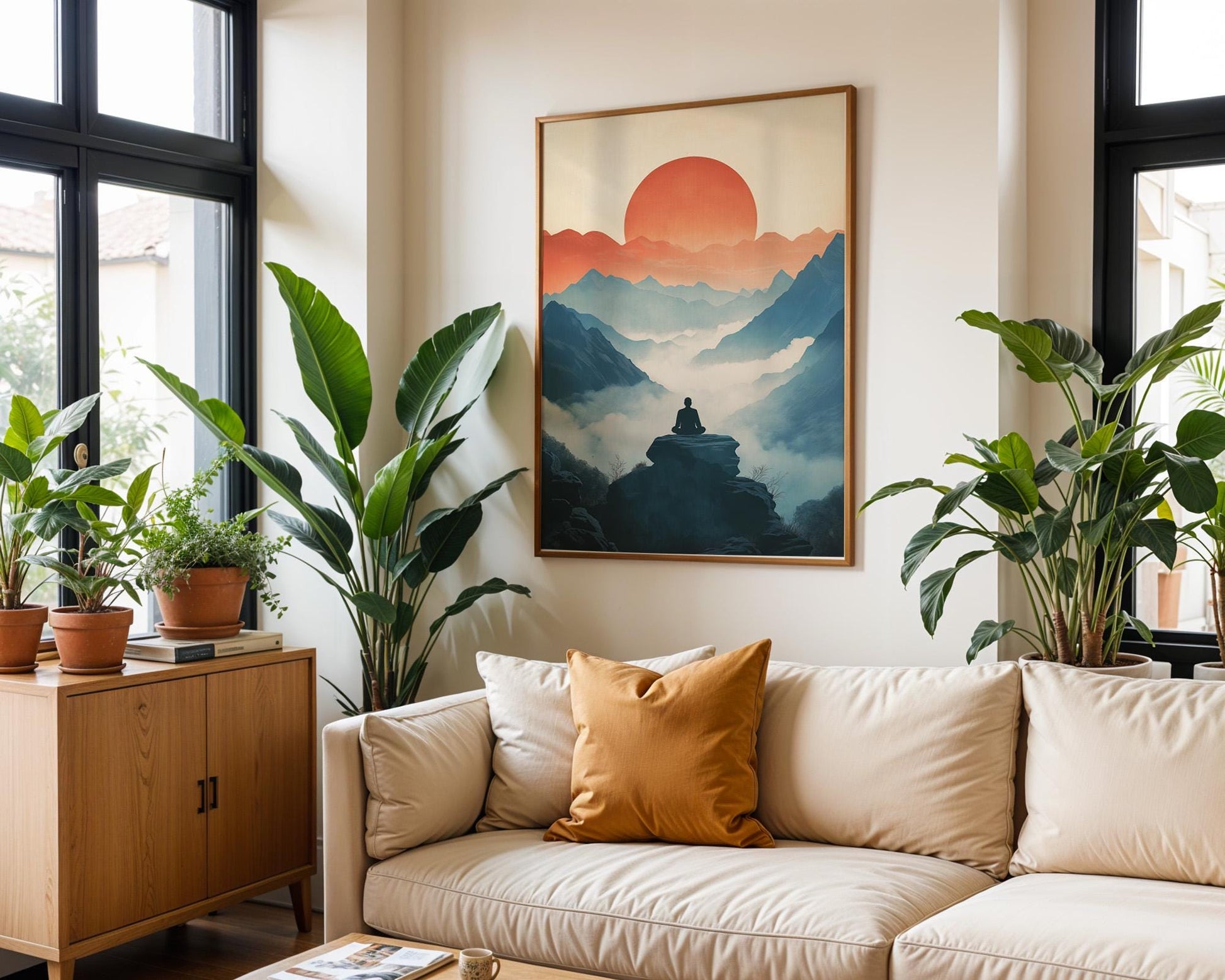 Japanese Wall Art Print | Zen Minimalist Poster