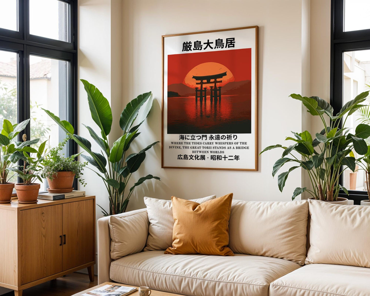 Japanese Wall Art Print | Shinto Shrine Artwork