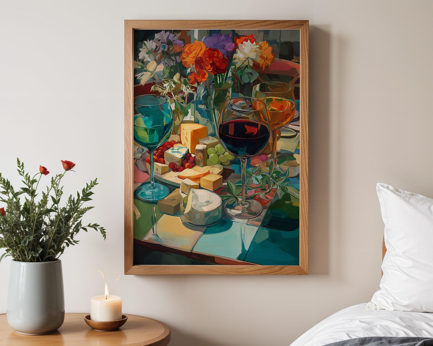 Dopamine Decor | Abstract Floral Poster