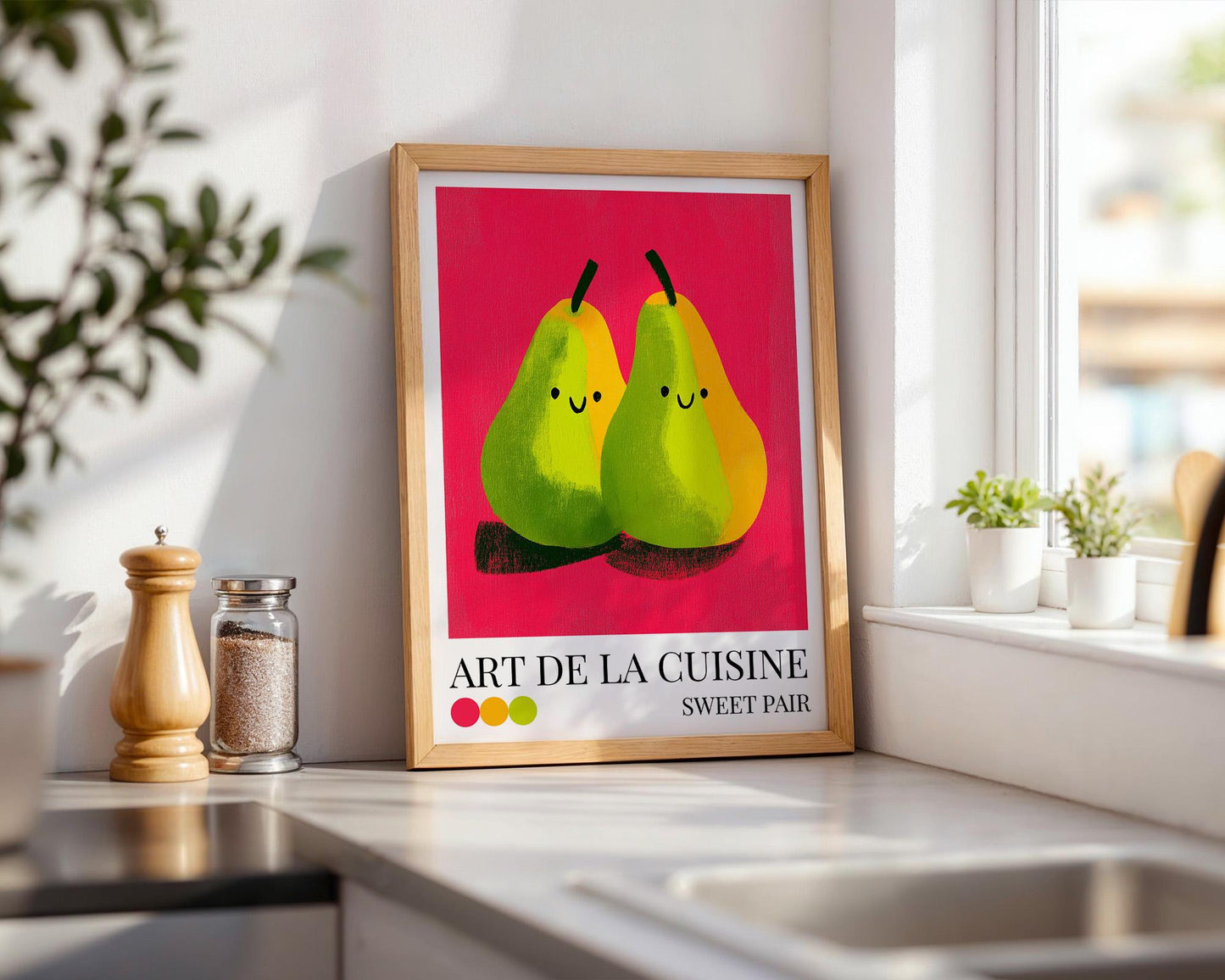 Kitchen Wall Art | Pear Wall Art