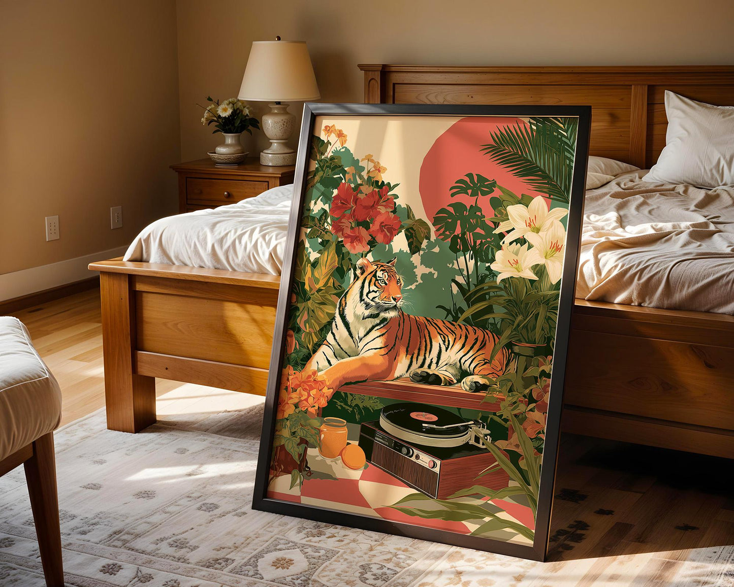 Dopamine Decor | Quirky Animal Tiger Print