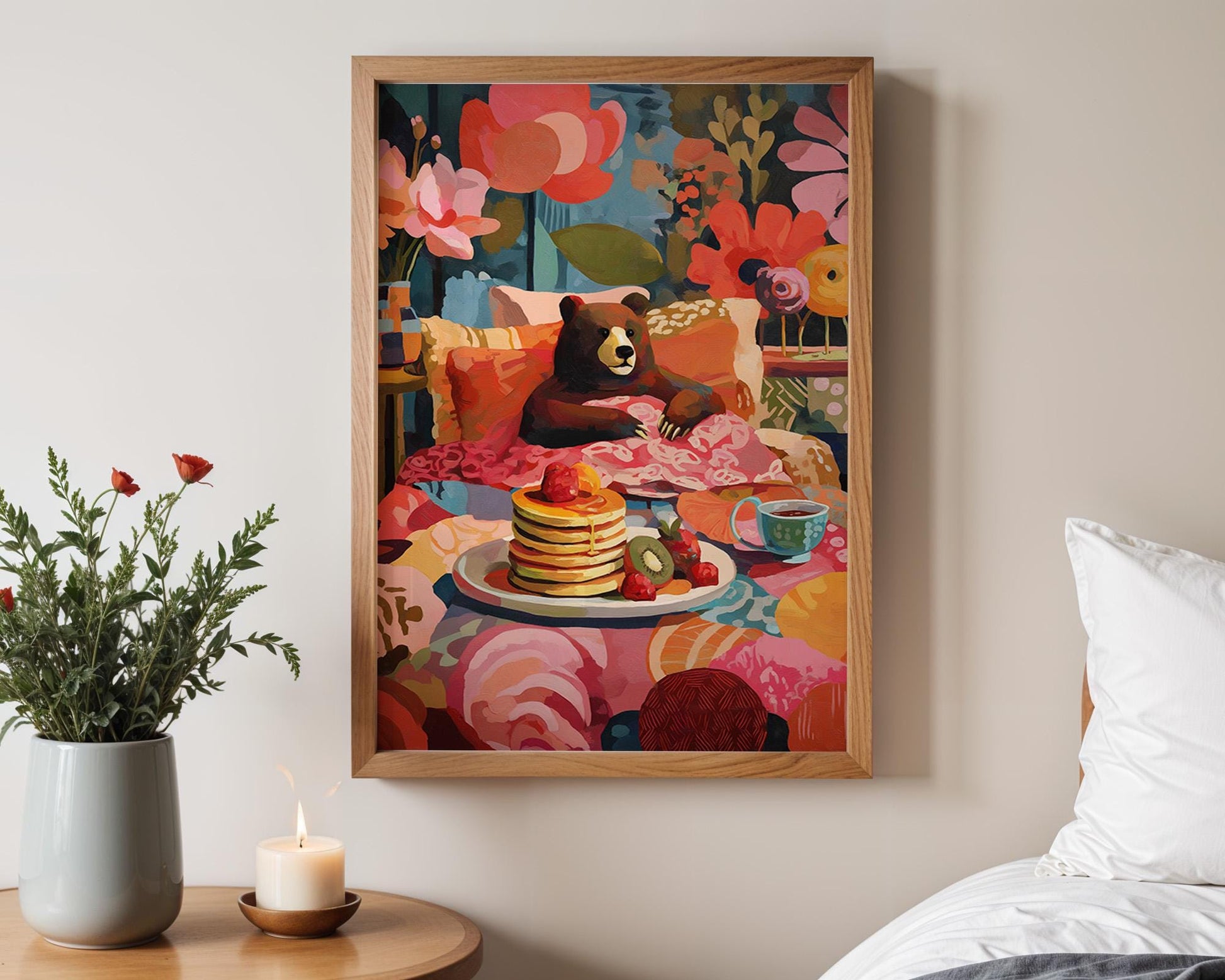 Dopamine Decor | Quirky Bear Print