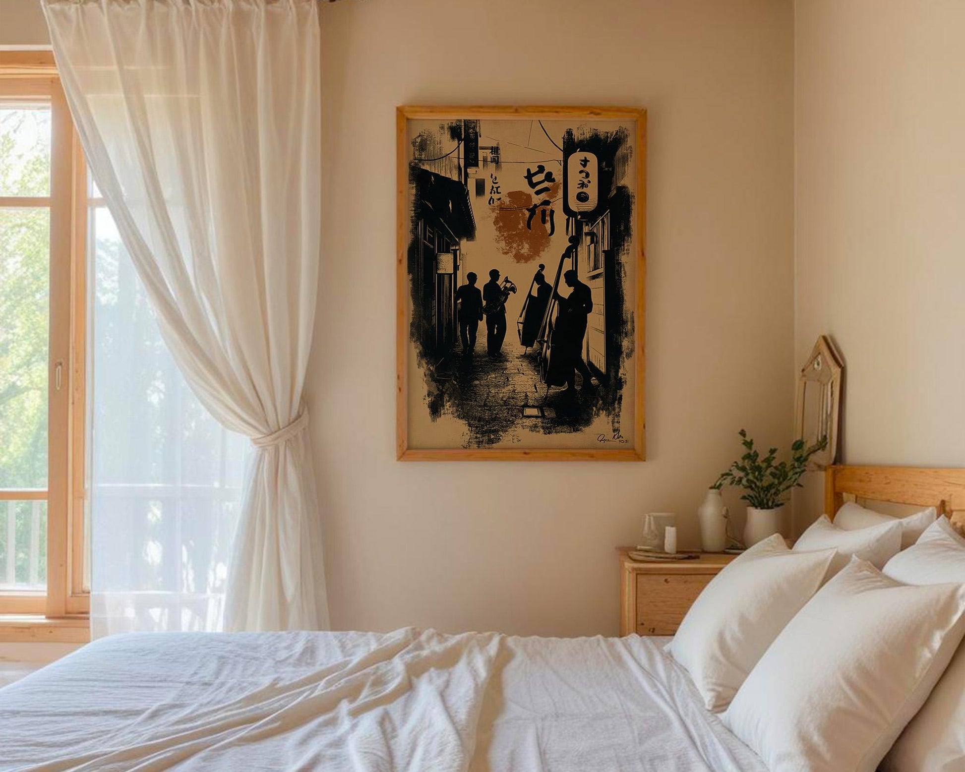 Japanese Wall Art | Japanese Jazz Art Print