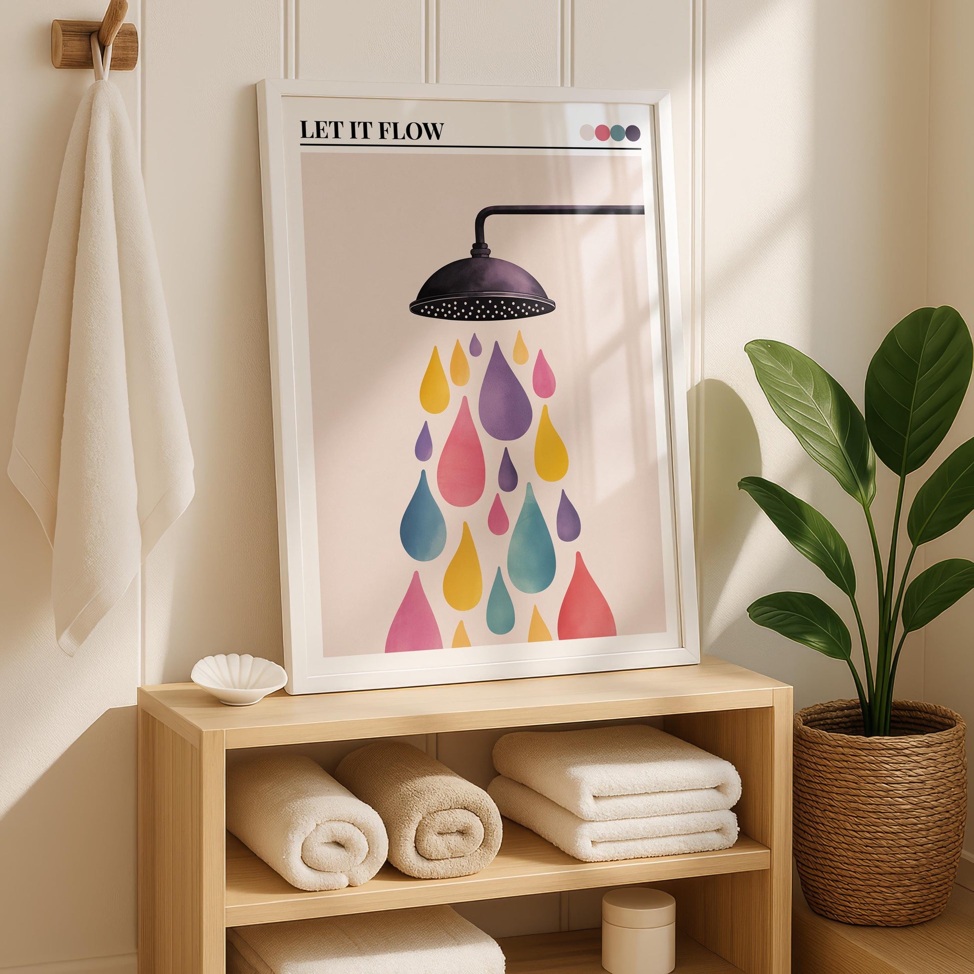 Bathroom Wall Art | Shower Bathroom Wall Art