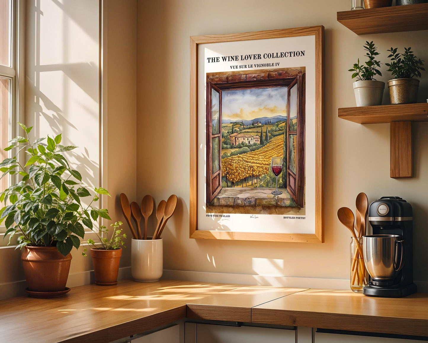 Kitchen Wall Art | Vineyard Art Print