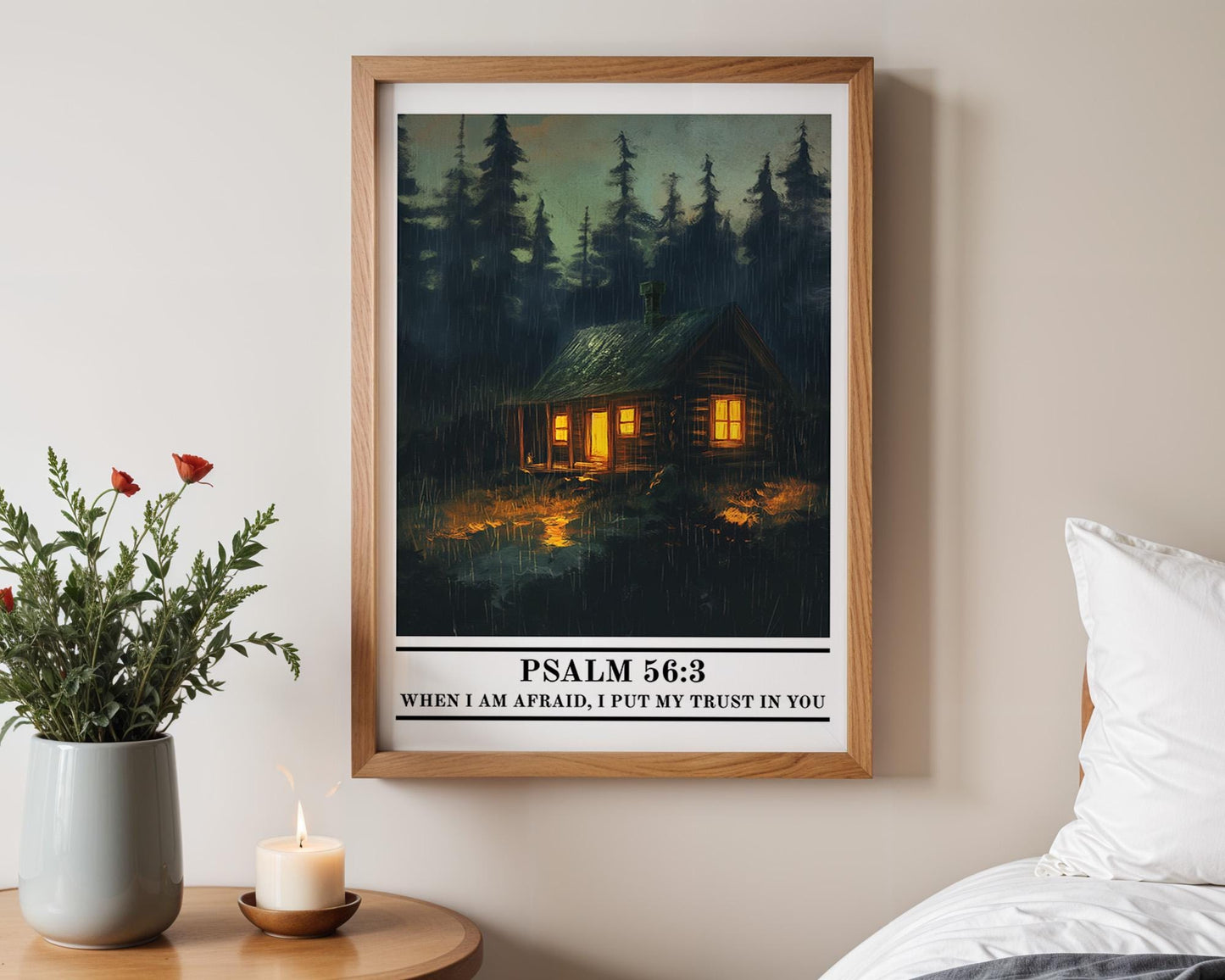 Christian Wall Art | Psalm 56:3 Print