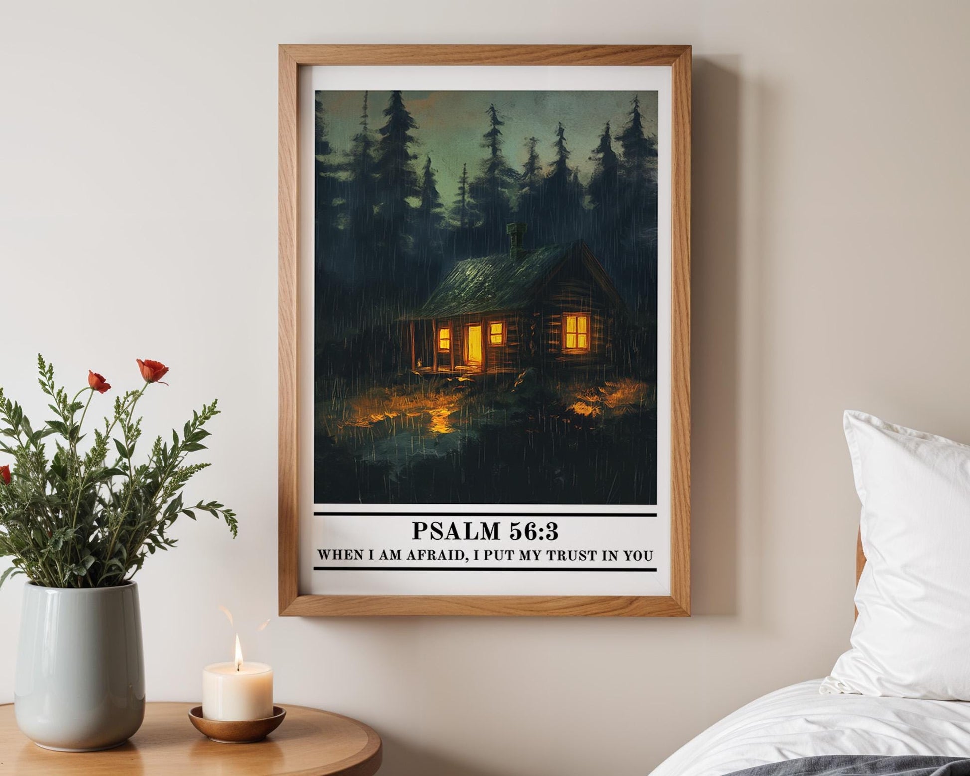 Christian Wall Art | Psalm 56:3 Print