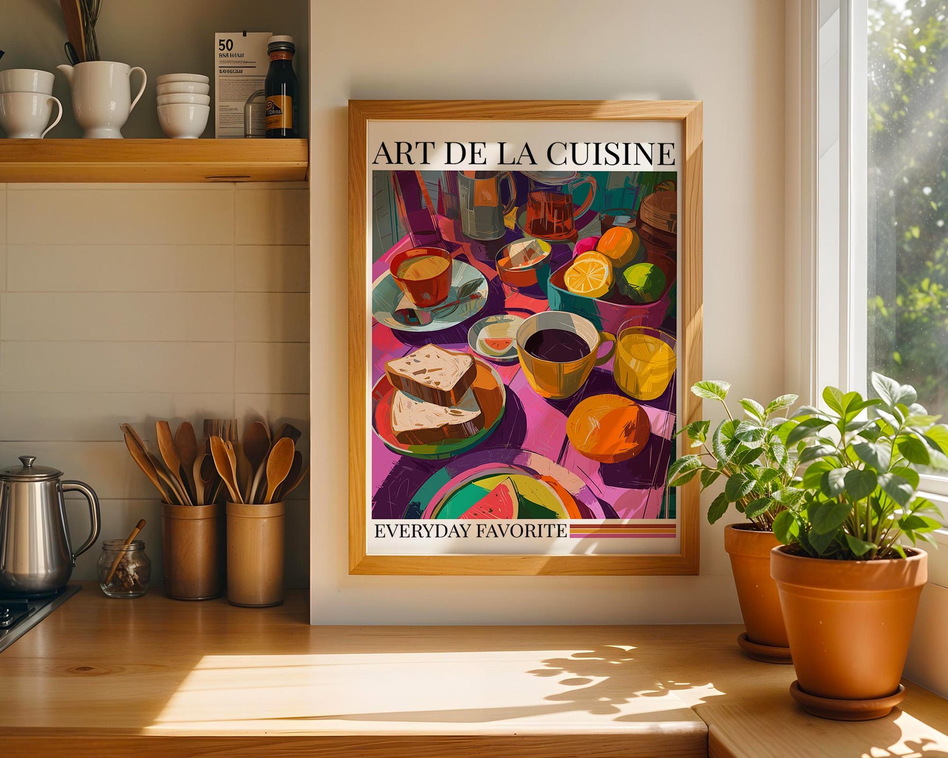 Kitchen Wall Art | Colorful Kitchen Decor