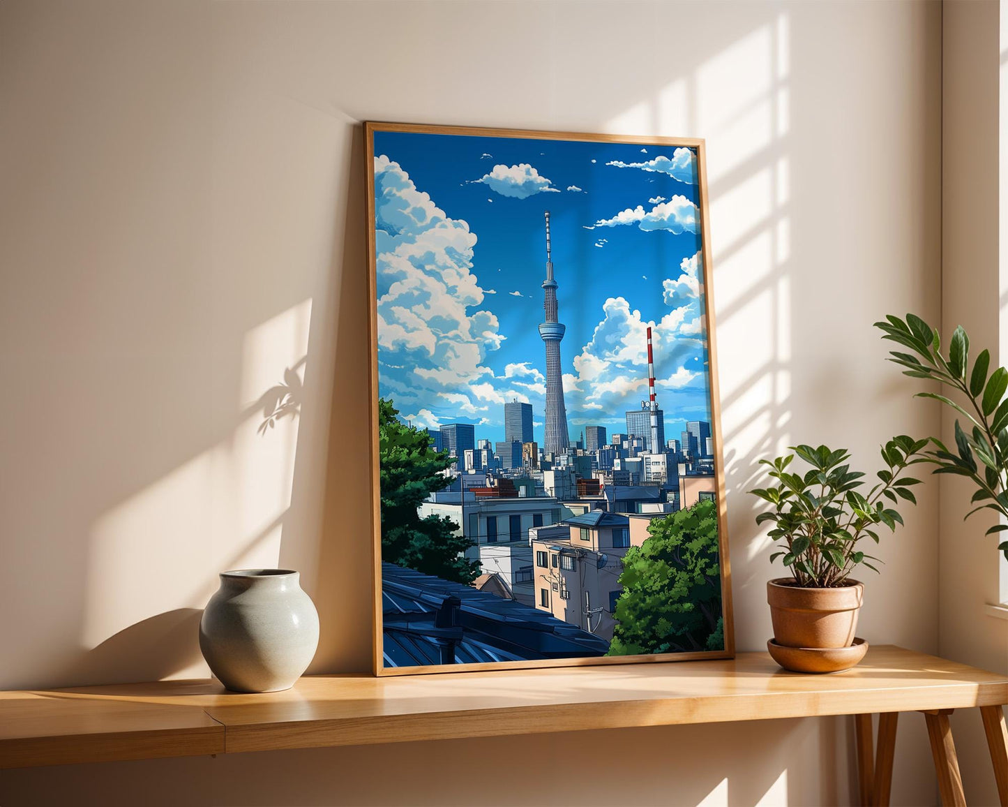 Japanese Wall Art | Tokyo Skyline Art Print