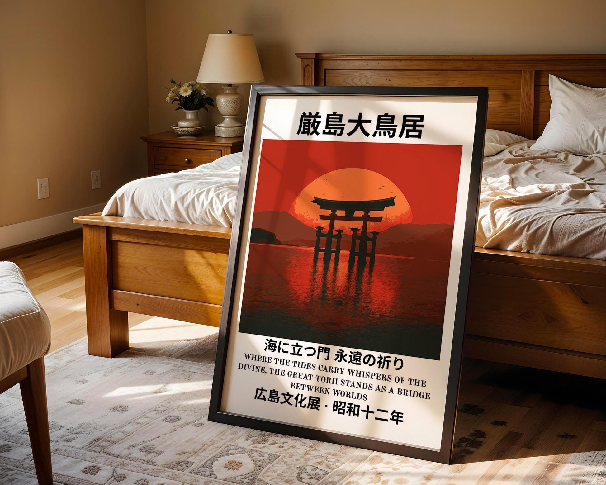 Japanese Wall Art Print | Shinto Shrine Artwork