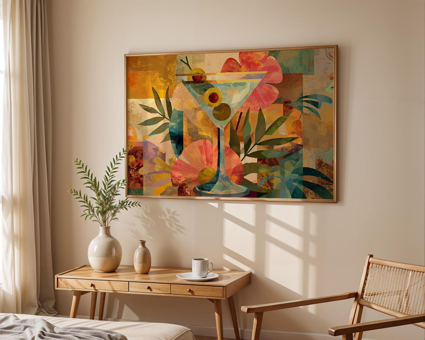 Kitchen Wall Art | Maximalist Cocktail Print